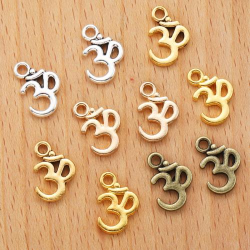 Tibetan Style Pendants, plated, DIY, more colors for choice, nickel, lead & cadmium free, 12x16mm, 100PCs/Bag, Sold By Bag