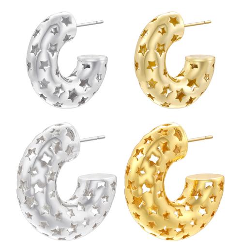 Brass Stud Earring, plated, different size for choice & for woman, more colors for choice, Sold By Pair