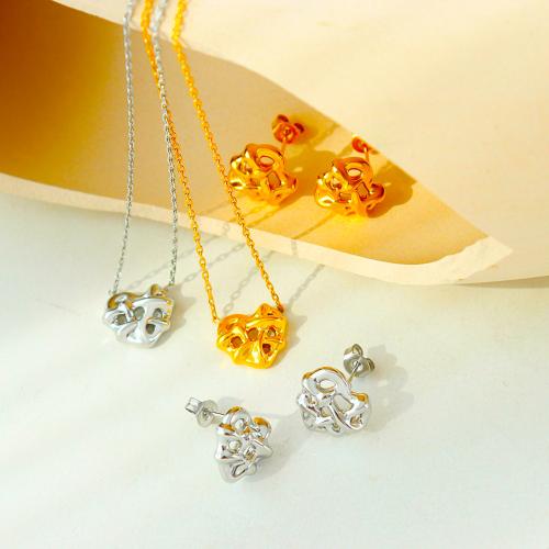 Jewelry Sets Titanium Steel with 5cm extender chain fashion jewelry & for woman Length Approx 40 cm Sold By PC