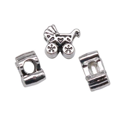 Zinc Alloy Jewelry Beads Baby Pram antique silver color plated vintage & fashion jewelry & DIY Sold By PC