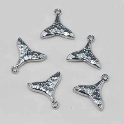 Tibetan Style Pendants, Mermaid tail, platinum color plated, fashion jewelry & DIY, nickel, lead & cadmium free, Sold By PC