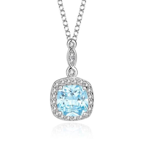925 Sterling Silver Jewelry Sets Stud Earring & finger ring & necklace with 5cm extender chain fashion jewelry & micro pave cubic zirconia & for woman Length Approx 40 cm Sold By Set