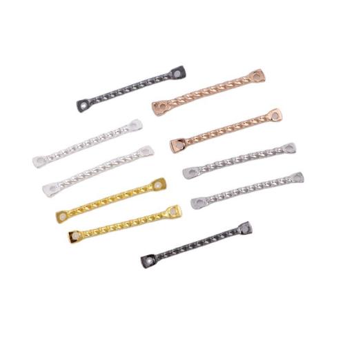 Connector Brass Κοσμήματα, Ορείχαλκος, επιχρυσωμένο, DIY, περισσότερα χρώματα για την επιλογή, 20x1.20mm, Sold Με PC