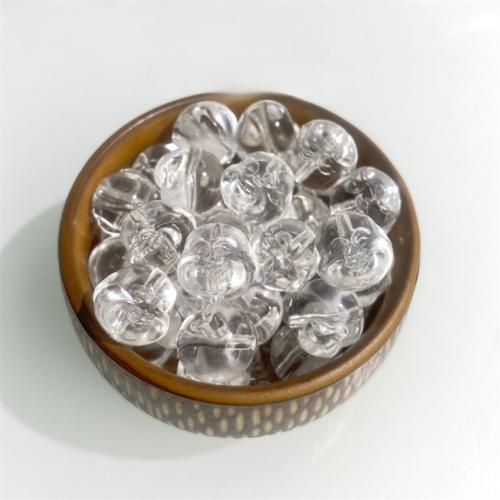 Perles de Quartz clair naturel, DIY, blanc, 12mm, Vendu par PC