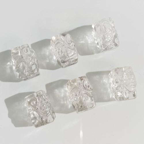 Natural Clear Quartz Beads, DIY, white, 11x15mm, Sold By PC