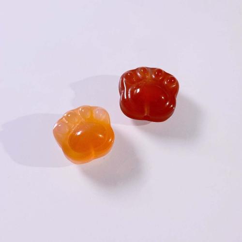 Agate Beads, Claw, DIY, Random Color, 15x17mm, Sold By PC