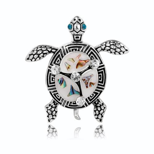Zinc Alloy Brooches with Shell Turtle use for DIY cell/Key chain/Headdress/brooch & fashion jewelry & for woman Sold By PC