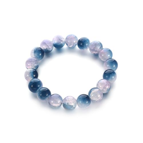 Pulsera de perlas de vidrio, unisexo, más colores para la opción, Vendido por UD