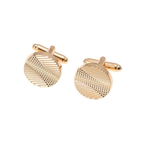 Cufflinks Zinc Alloy plated & for man & enamel Sold By Pair