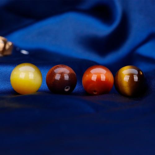 Natural Tiger Eye Beads, Round, DIY & different size for choice, more colors for choice, Sold By PC