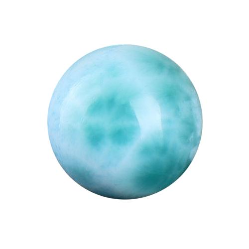 Gemstone Jewelry Beads, Larimar, Round, DIY & different size for choice, Sold By PC