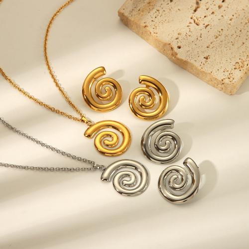 Fashion Stainless Steel Jewelry Sets 304 Stainless Steel fashion jewelry & for woman Sold By PC