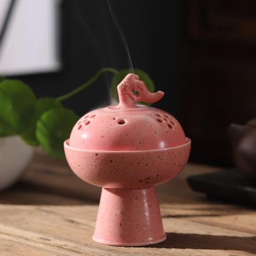 Porcelain Incense Burner, handmade, for home and office & durable, 92x122mm, Sold By PC