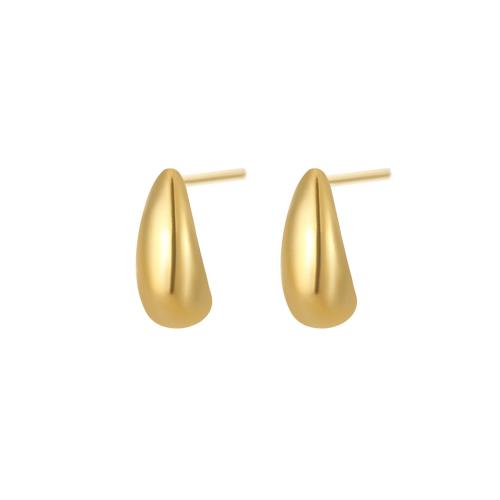 Edelstahl Ohrringe, 304 Edelstahl, Tropfen, Modeschmuck & für Frau, keine, 4.50x10.50mm, verkauft von Paar