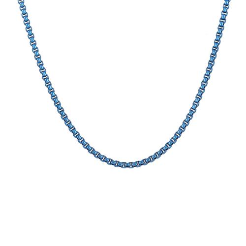 Stainless Steel Chain Ogrlica, 304 nehrđajućeg čelika, modni nakit & za žene, više boja za izbor, Dužina Približno 45 cm, Prodano By PC