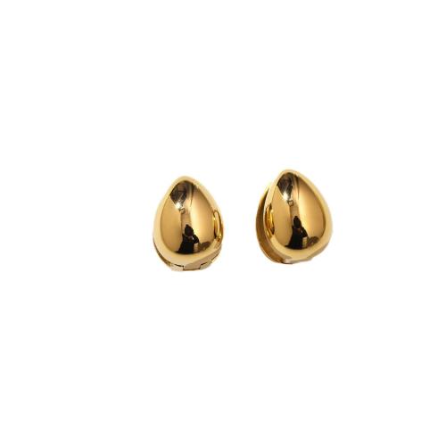 Stainless Steel Lever Back Earring 304 Stainless Steel Teardrop Vacuum Ion Plating fashion jewelry & for woman Sold By Pair