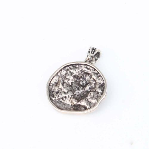 Brass Jewelry Pendants silver color plated DIY nickel lead & cadmium free Sold By PC