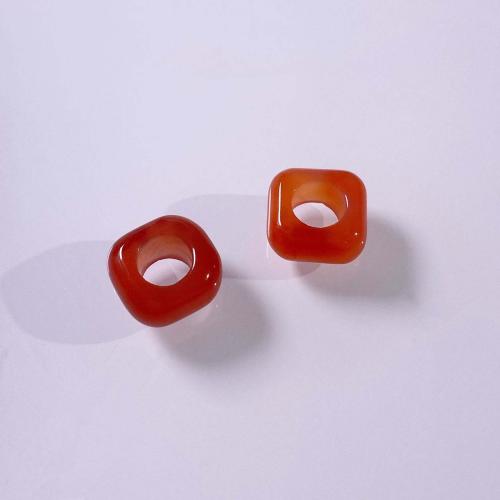 Achat Perlen, DIY, rot, 14mm, verkauft von PC