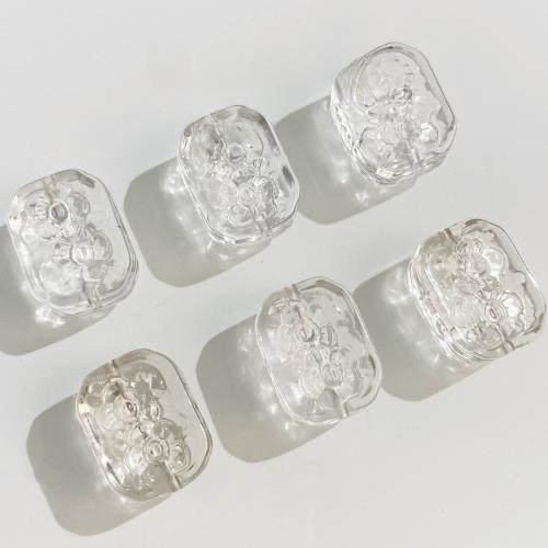 Natural Clear Quartz Beads, DIY, white, 13x17mm, Sold By PC