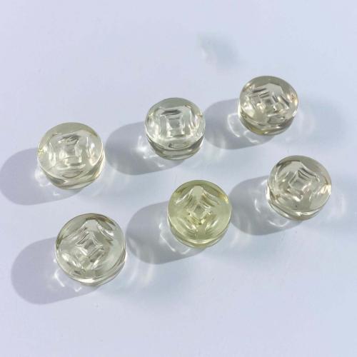 Natural Citrine Beads, DIY, yellow, 14mm, Sold By PC