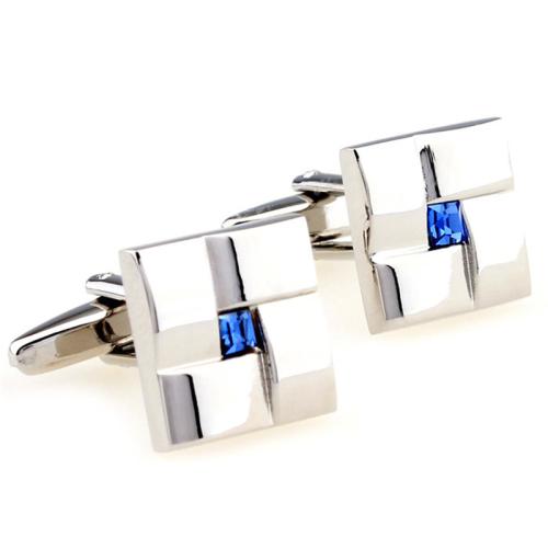 Cufflinks, Brass, polished, Unisex & different styles for choice & with rhinestone, original color, Sold By Pair
