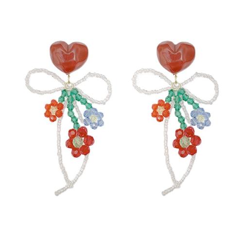 Resin Drop Earring, different styles for choice & for woman, earring length10-80mm, Sold By Pair