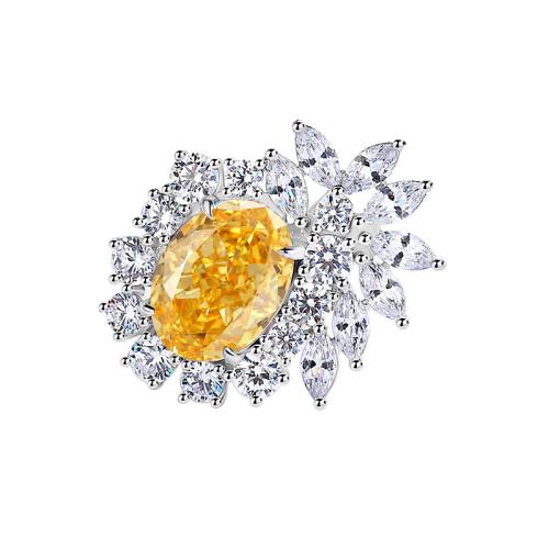 Cyrkonia mikro utorować pierścionki srebrne, 925 Srebro, biżuteria moda & różnej wielkości do wyboru & mikro utorować cyrkonia & dla kobiety, dostępnych więcej kolorów, sprzedane przez PC