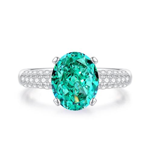 Cubic Zirconia Micro Pave 925 Sterling Silver Rings fashion jewelry & micro pave cubic zirconia & for woman Sold By PC