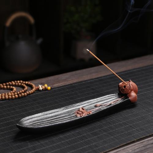 Traditional Ceramic Inserted Burner Incense Seat, Porcelain, handmade, for home and office & durable, more colors for choice, 240x52x44mm, Sold By PC
