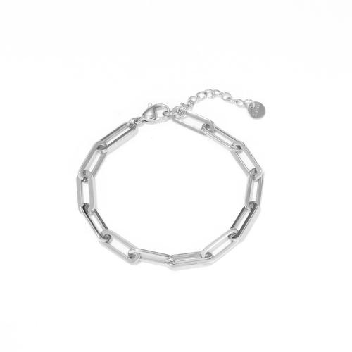 Stainless Steel Jewelry Bracelet, 304 Stainless Steel, with 3cm extender chain, Vacuum Ion Plating, fashion jewelry & for woman, more colors for choice, Length:15.5 cm, Sold By PC