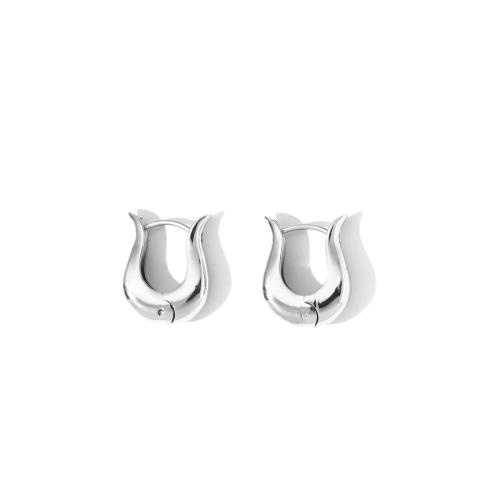Stainless Steel Lever Terug Earring, 304 roestvrij staal, mode sieraden & voor vrouw, meer kleuren voor de keuze, 14.50x18mm, Verkocht door pair