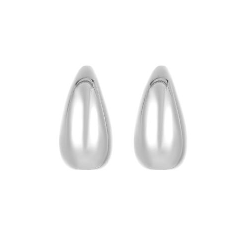 Stainless Steel Stud Earrings, 304 Stainless Steel, Teardrop, Vacuum Ion Plating, fashion jewelry & for woman, more colors for choice, 9x18mm, Sold By Pair