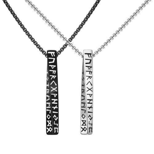 Stainless Steel Jewelry Necklace 304 Stainless Steel plated Unisex & enamel Sold By PC