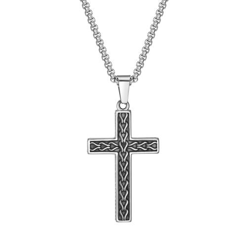 Stainless Steel Cross Pendants 304 Stainless Steel polished original color Sold By PC