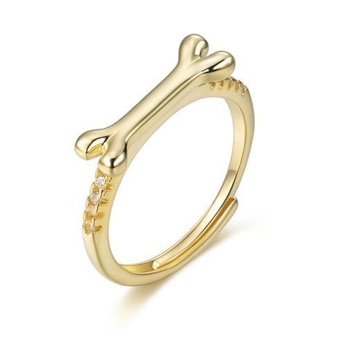 Titanium Čelik Finger Ring, pozlaćen, micro utrti kubni cirkonij & za žene, više boja za izbor, Prodano By PC