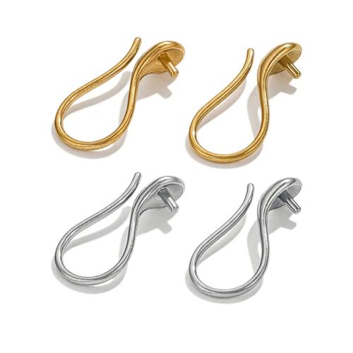 Rozsdamentes acél Hook earwire, 304 rozsdamentes acél, DIY, több színt a választás, 10PC-k/Bag, Által értékesített Bag