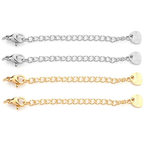 Stainless Steel Extender Chain, 304 Stainless Steel, DIY, more colors for choice, Sold By PC