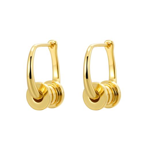 Brass Drop Earring, plated, fashion jewelry & for woman, more colors for choice, nickel, lead & cadmium free, 20x21mm, Sold By Pair