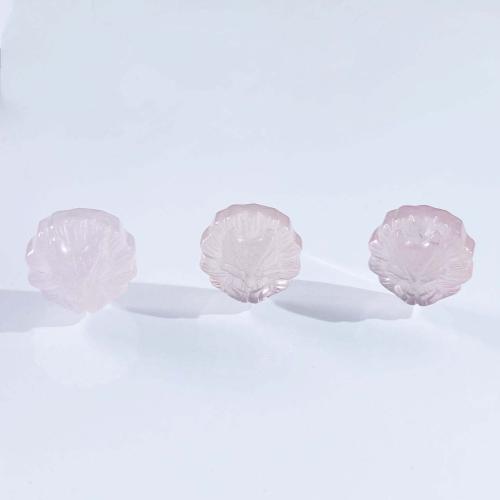 Naturliga rosenkvarts pärlor, Rose Quartz, Fox, DIY, rosa, 16mm, Säljs av PC