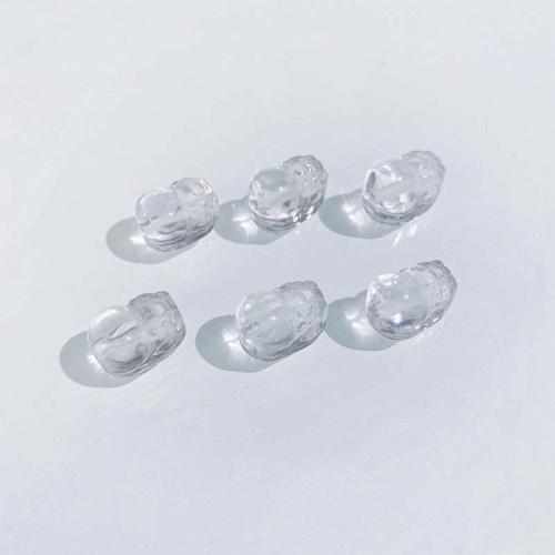 Natural Clear Quartz Beads Fabulous Wild Beast DIY white 12mm Sold By PC
