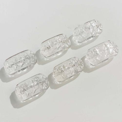 Natural Clear Quartz Beads, DIY, white, 13x24mm, Sold By PC