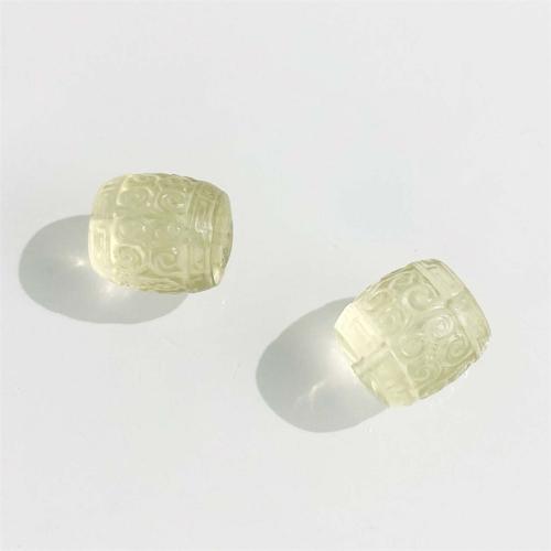 Natural Citrine Beads, Drum, DIY, yellow, 11x13mm, Sold By PC
