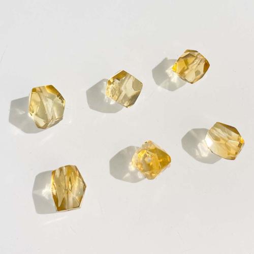Natürlicher Citrin Perlen, Gelbquarz Perlen, DIY & verschiedene Größen vorhanden, gelb, verkauft von PC