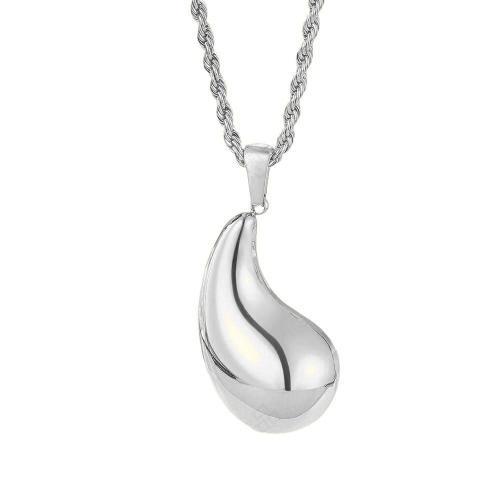 Titanium Steel Necklace with 5CM extender chain plated for woman Length Approx 40 cm Sold By PC