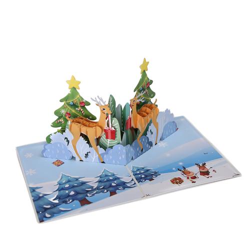 Greeting Card, Paper, handmade, 3D effect, 200x150mm, Sold By PC