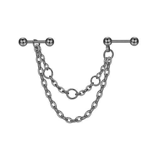 Nerezová ocel Ear Piercing šperky, 304 Stainless Steel, módní šperky & různé styly pro výběr & pro ženy, více barev na výběr, Prodáno By PC