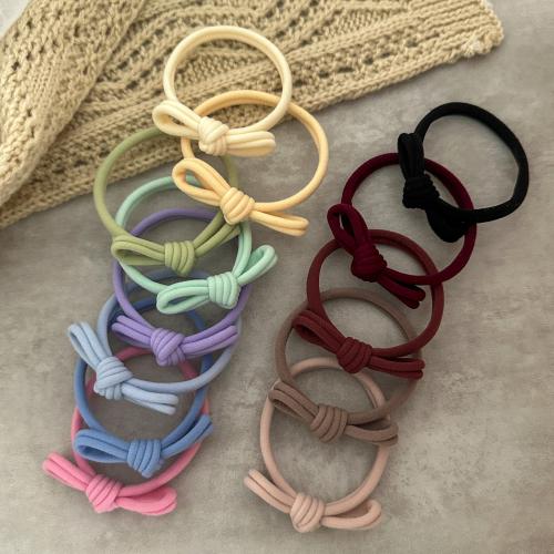 Elastic Hair Band, Rubber Band, handmade, for woman, more colors for choice, Diameter: 5cm, Sold By PC