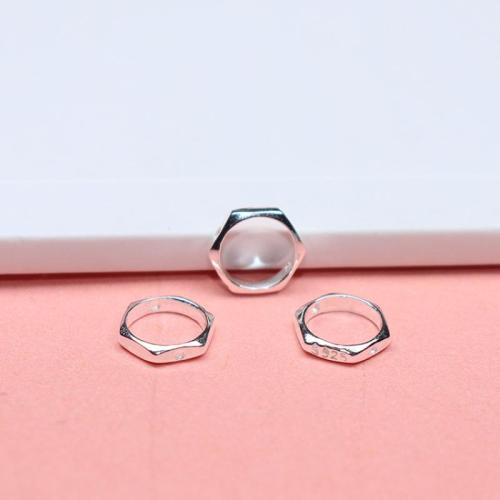 925 Sterling Silver Frame Bead, DIY & different size for choice, original color, Sold By PC