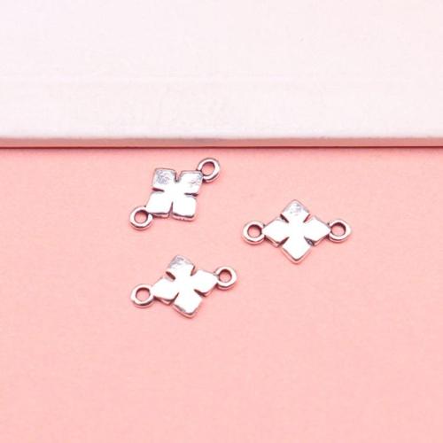 925 Sterling Silver Connectors, DIY, silver color, 13mm, Sold By PC