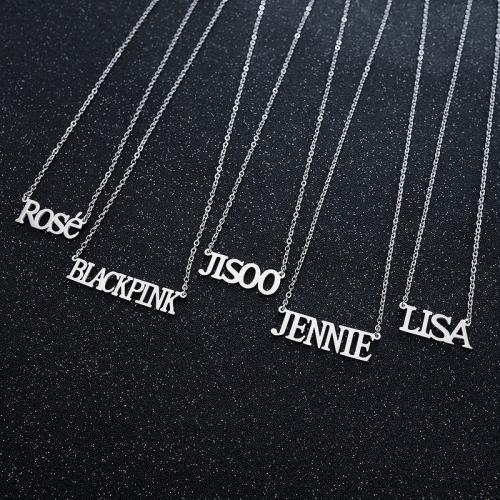 Stainless Steel Jewelry Necklace, 304 Stainless Steel, handmade, Unisex & different styles for choice, original color, Length:50 cm, Sold By PC